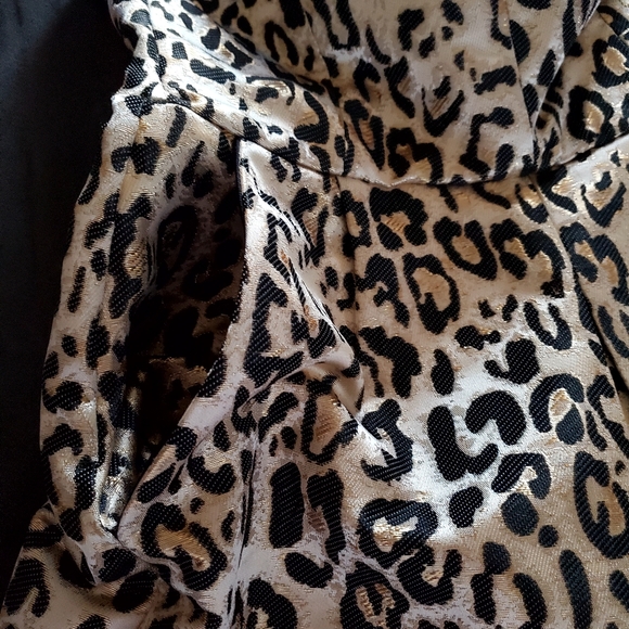 Ark & co. Leopard Print Strapless Romper shorts Size Small - Picture 10 of 10